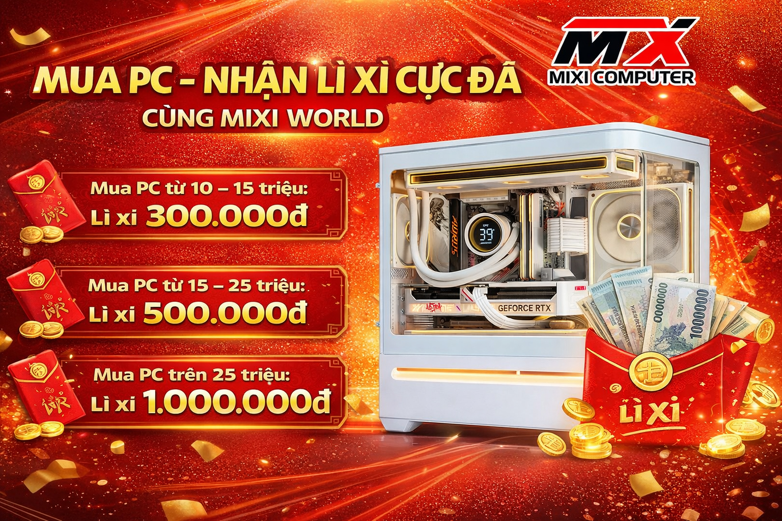 Chương trình build pc lì xì đầu năm