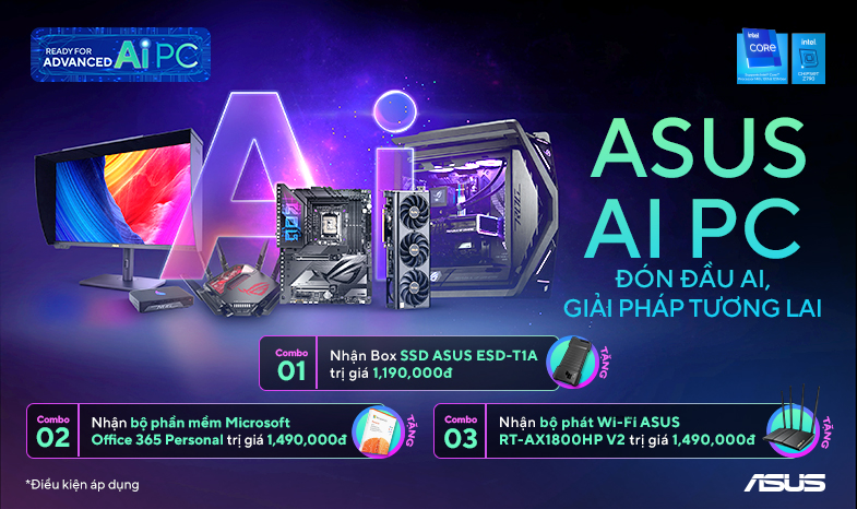 ASUS AI PC – ĐÓN ĐẦU AI, GIẢI PHÁP TƯƠNG LAI