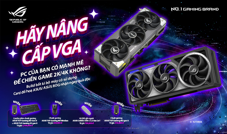 PC CỦA BẠN CÓ MẠNH MẼ ĐỂ CHIẾN GAME 2K/ 4K KHÔNG? HÃY NÂNG CẤP VGA