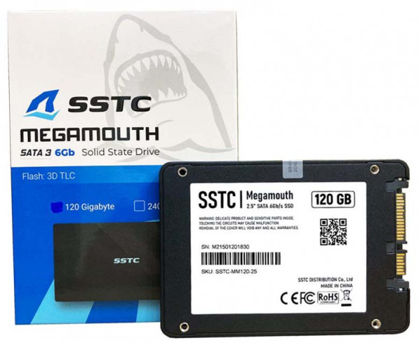 Ổ cứng SSD SSTC 120GB Megamouth (Sata SSTC-MM120-25)