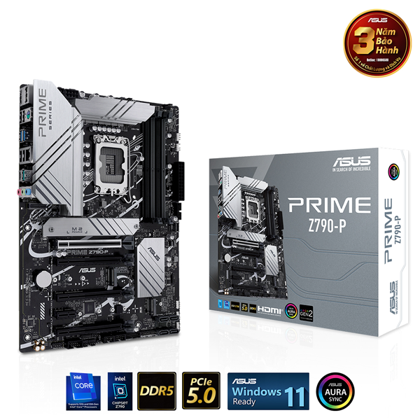 Mainboard ASUS PRIME Z790-P (Intel Z790, Socket 1700, ATX, 4 khe RAM DDR5)