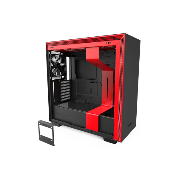 Vỏ Case NZXT H710i (Mid Tower/ Màu đen đỏ)