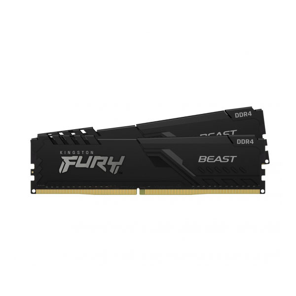 Ram Desktop Kingston Fury Beast  32GB (2x16) DDR4 3600Mhz (KF436C18BBK2/32)