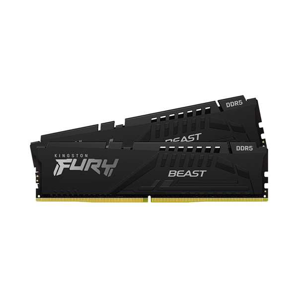 Ram Desktop Kingston Fury Beast 32GB (2x16) DDR5 4800Mhz (KF548C38BBK2-32)