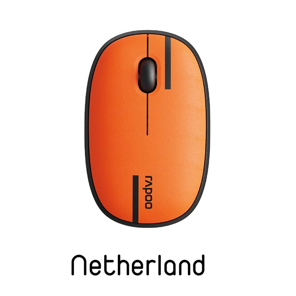 Chuột không dây Rapoo M650 Silent Netherlands (Bluetooth, Wireless, Orange Black)