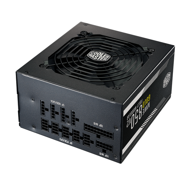 Nguồn máy tính Cooler Master MWE Gold 850 - V2 ( 80 Plus Gold/Màu Đen/Full Modular)
