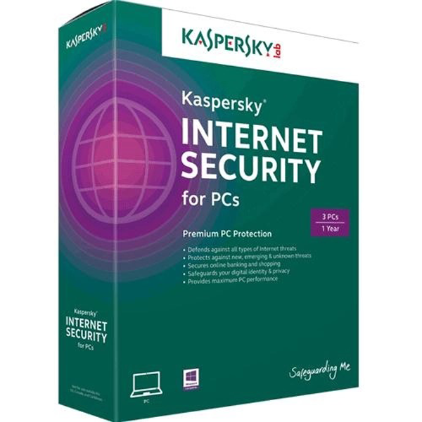 Phần mềm diệt Virus Kaspersky Internet Security (3PC/12T)