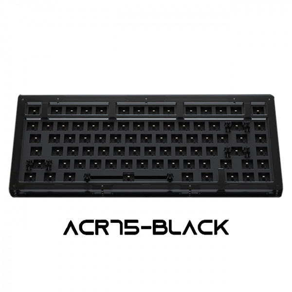 Kit bàn phím cơ AKKO ACR75 Black (Hotswap / RGB / Foam tiêu âm / Gasket Mount)