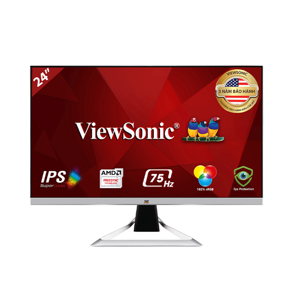 Màn hình Viewsonic VX2481-MH (23.8Inch/ Full HD/ 75HZ/ IPS/ Loa)
