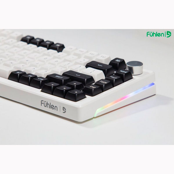 Bàn phím cơ Fuhlen H75S Panda RGB - Hotswap (Silver Pro switch)