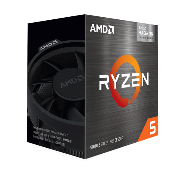 CPU AMD Ryzen 5 5600G (Up To 4.4GHz, 6 Nhân 12 Luồng, 16M Cache)