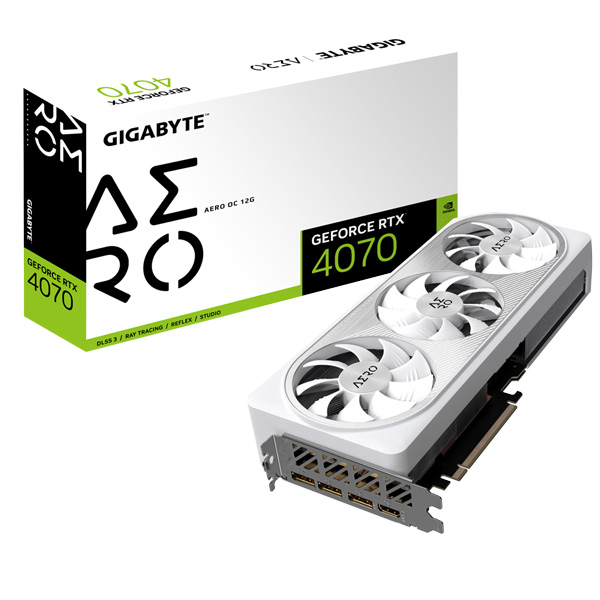 Card màn hình Gigabyte GeForce RTX 4070 AERO OC 12G (GV-N4070AERO OC-12GD)