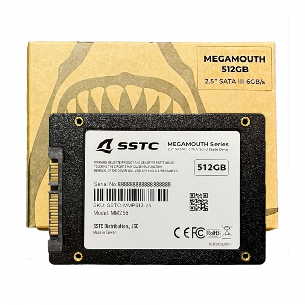 SSD 512G SSTC MEGAMOUTH SATA III ( SSTC-MMP512-25) 