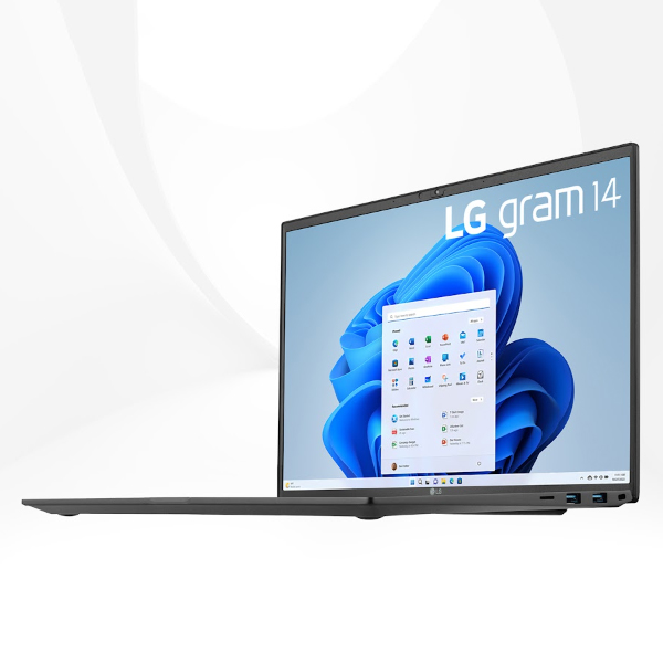 Laptop LG Gram 14ZD90R-G.AX52A5 (Core i5 1340P/ 8GB RAM/ 256GB SSD/ Intel Iris Xe Graphics/ 14.0inch WUXGA/ NoOS/ Black/ Model 2023)