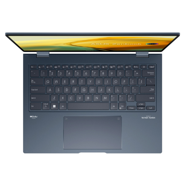 Laptop Asus Zenbook Flip UP3404VA-KN038W (Core i5 1340P/ 16GB RAM/ 512GB SSD/ Intel Iris Xe Graphics/ 14.0inch WQXGA Touch/ Windows 11 Home/ Blue)