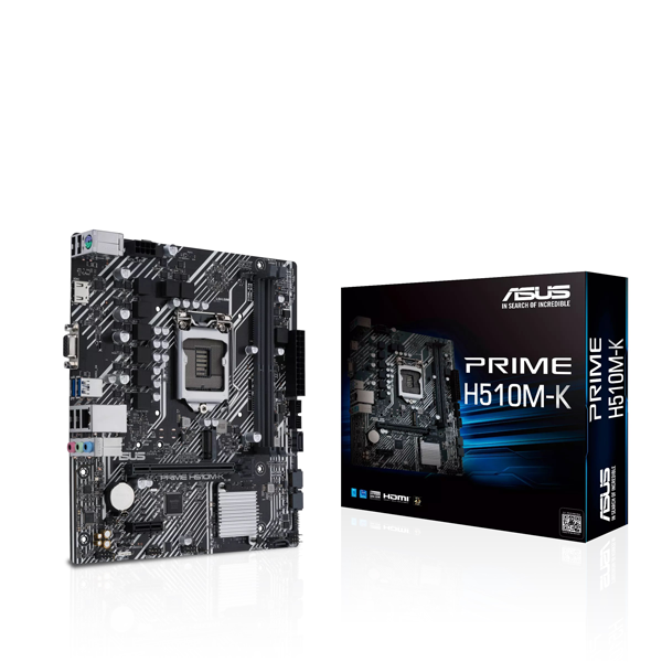 Mainboard ASUS PRIME H510M-K (Intel H510, Socket 1200, m-ATX, 2 khe Ram DDR4)