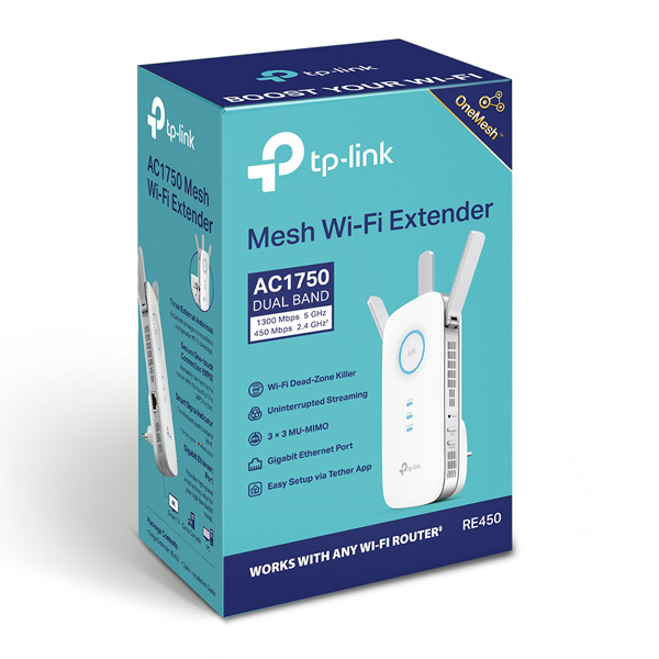 Bộ mở rộng sóng Wi-Fi TP-Link RE450 AC1750Mbps