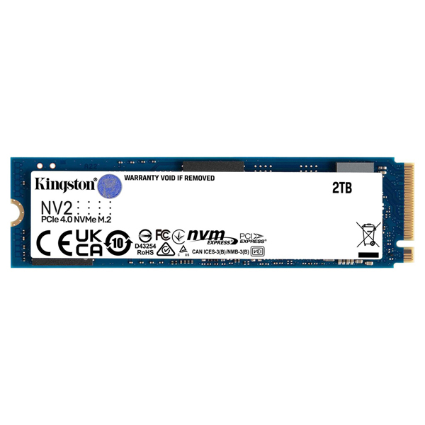 Ổ cứng SSD Kingston SNV2S 2TB NVMe M.2 2280 PCIe Gen 4x4 (SNV2S/2000G)