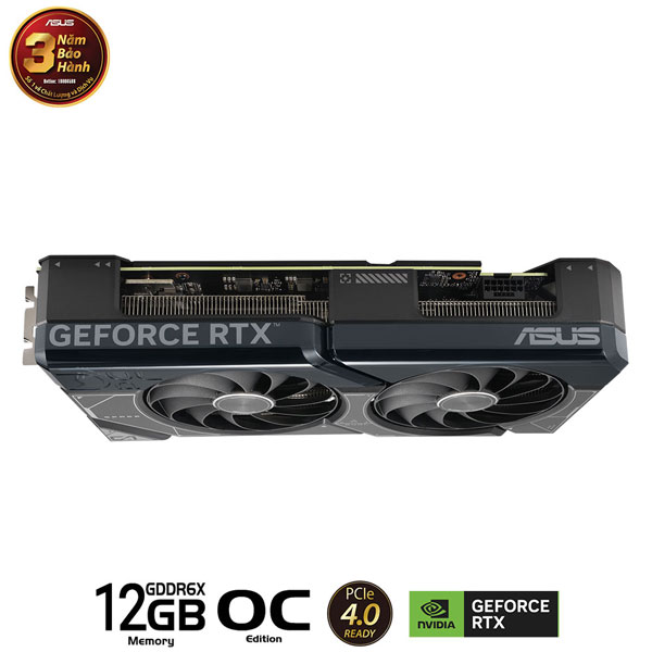 Card màn hình ASUS Dual GeForce RTX™ 4070 SUPER OC Edition 12GB GDDR6X (DUAL-RTX4070S-O12G)