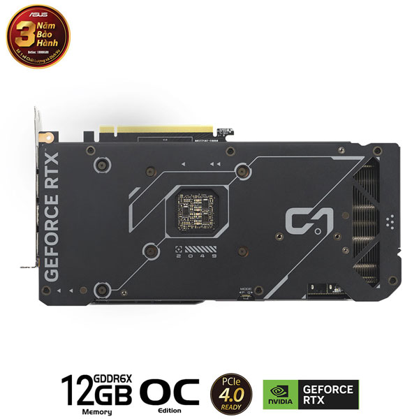 Card màn hình ASUS Dual GeForce RTX™ 4070 SUPER OC Edition 12GB GDDR6X (DUAL-RTX4070S-O12G)
