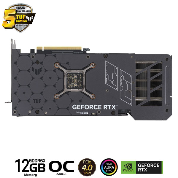 Card màn hình ASUS TUF Gaming GeForce RTX™ 4070 SUPER 12GB GDDR6X OC Edition (TUF-RTX4070S-O12G-GAMING)