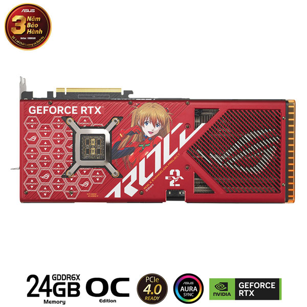 Card màn hình ASUS ROG Strix GeForce RTX™ 4090 24GB GDDR6X OC EVA-02 Edition