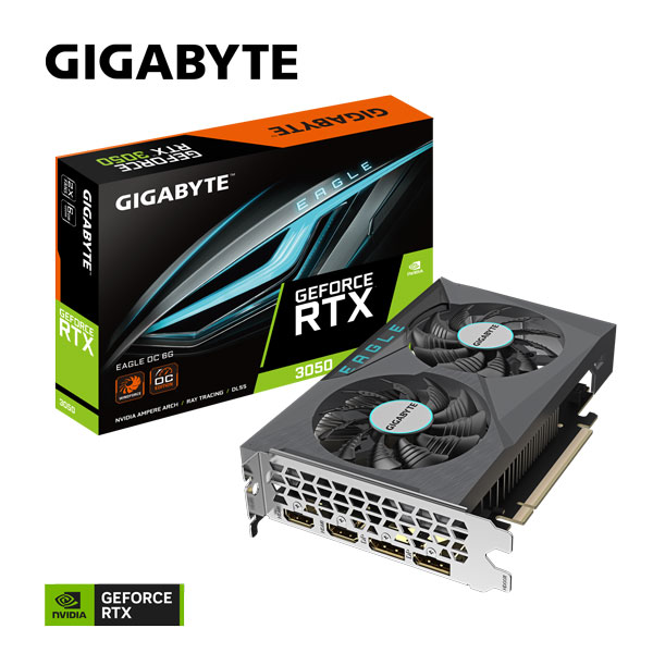 Card màn hình Gigabyte GeForce RTX™ 3050 EAGLE OC 6G