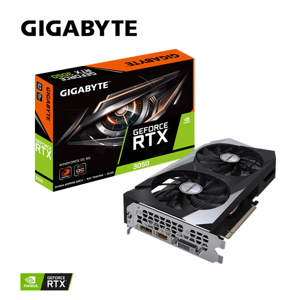 Card màn hình Gigabyte GeForce RTX™ 3050 WINDFORCE OC 8G