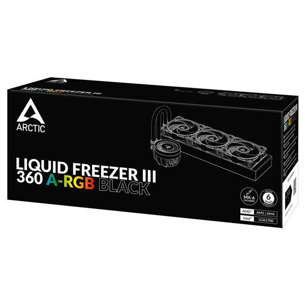 Tản nhiệt AIO CPU Arctic Liquid Freezer III 360 ARGB Black