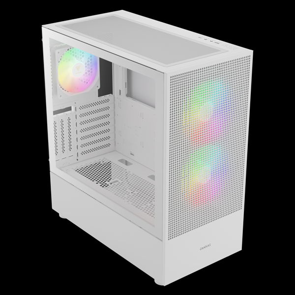 Vỏ Case Gamdias Talos E3 Mesh Elite White (Micro ATX, Mini-ITX/ White)