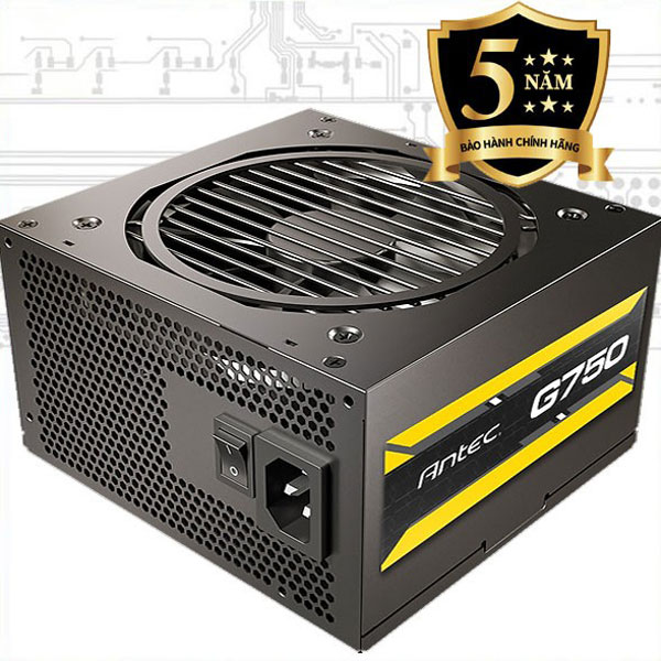 Nguồn máy tính Antec G750 750W ( 80 Plus Gold/ Màu Đen/ Non Modular)