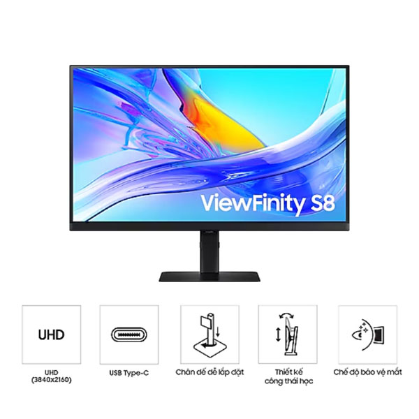 Màn hình Samsung ViewFinity LS27D804UAEXXV (27Inch/ 4K (3840 x 2160)/ IPS)