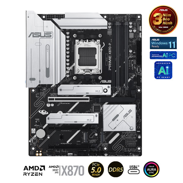 Mainboard Asus PRIME X870-P-CSM (AMD X870/AM5/DDR5/ATX)