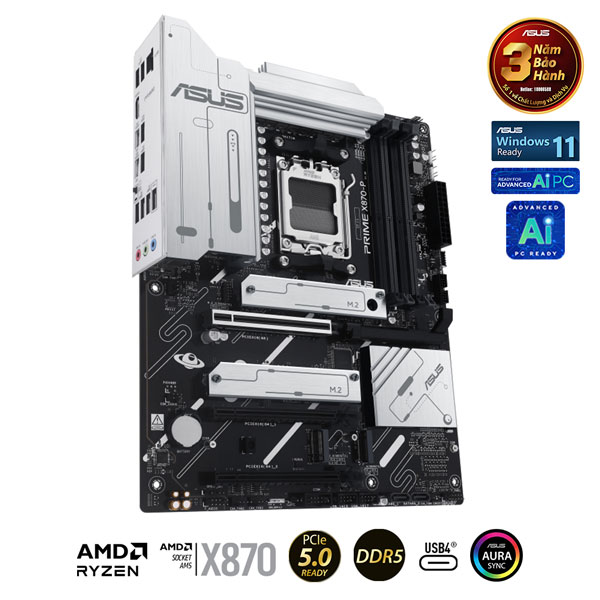 Mainboard Asus PRIME X870-P-CSM (AMD X870/AM5/DDR5/ATX)