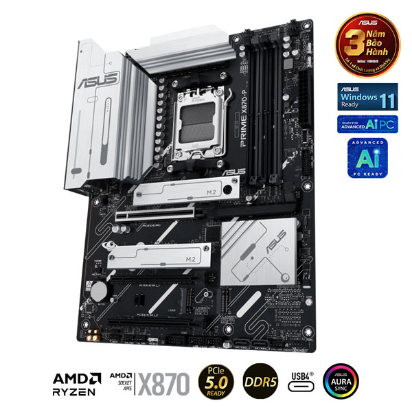 Mainboard Asus PRIME X870-P-CSM (AMD X870/AM5/DDR5/ATX)