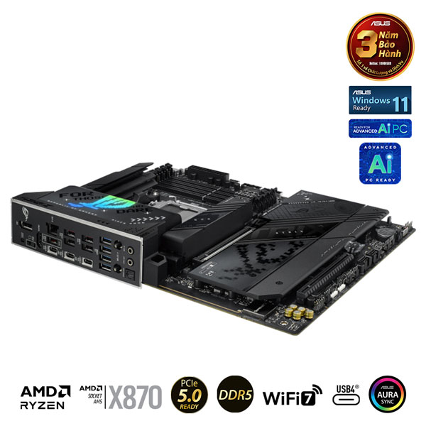 Mainboard Asus ROG STRIX X870-F GAMING WIFI (AMD X870/AM5/DDR5/WIFI/ATX)