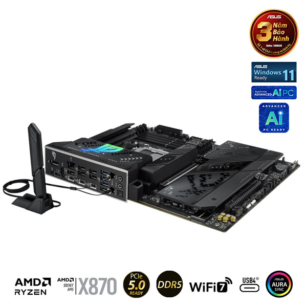 Mainboard Asus ROG STRIX X870-F GAMING WIFI (AMD X870/AM5/DDR5/WIFI/ATX)