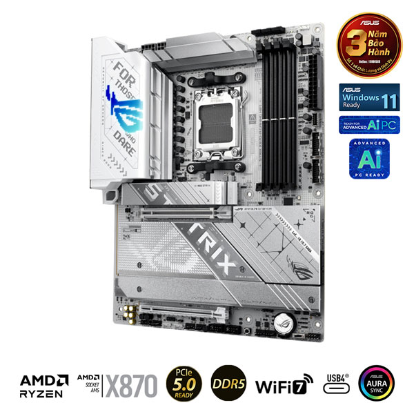 Mainboard Asus ROG STRIX X870-A GAMING WIFI (AMD X870/AM5/DDR5/WIFI/ATX)