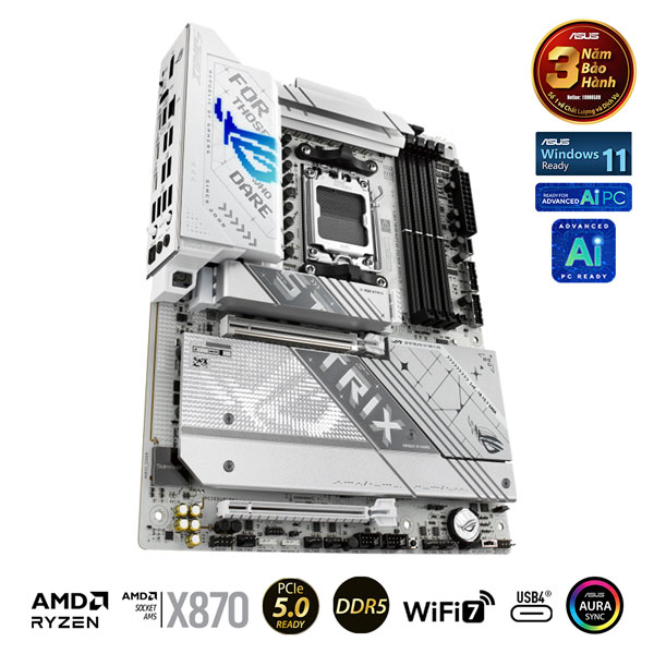 Mainboard Asus ROG STRIX X870-A GAMING WIFI (AMD X870/AM5/DDR5/WIFI/ATX)