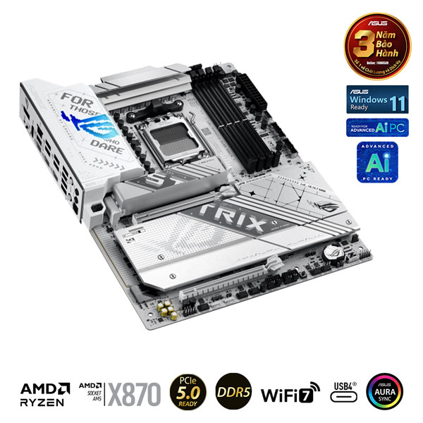 Mainboard Asus ROG STRIX X870-A GAMING WIFI (AMD X870/AM5/DDR5/WIFI/ATX)