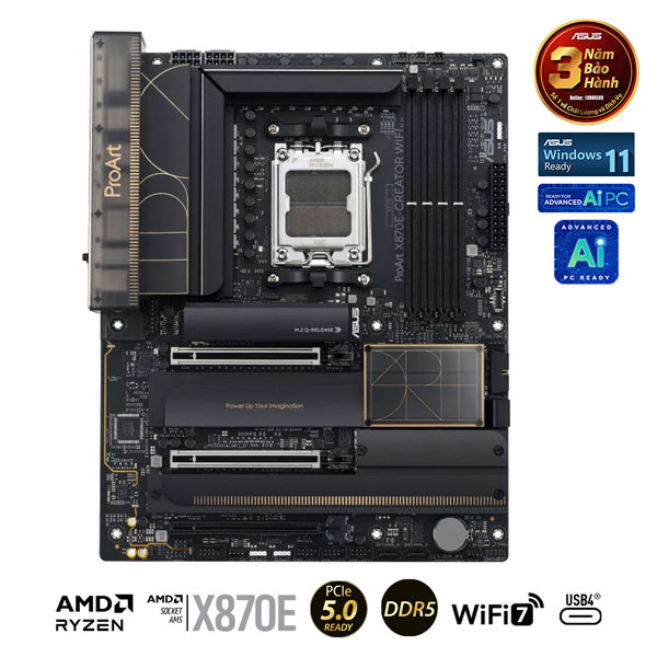 Mainboard Asus ProArt X870E-CREATOR WIFI (AMD X870/AM5/DDR5/WIFI/ATX)