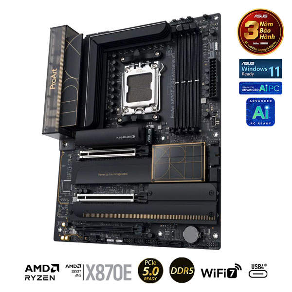 Mainboard Asus ProArt X870E-CREATOR WIFI (AMD X870/AM5/DDR5/WIFI/ATX)