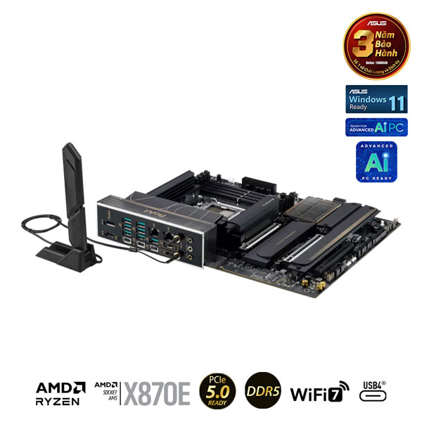 Mainboard Asus ProArt X870E-CREATOR WIFI (AMD X870/AM5/DDR5/WIFI/ATX)