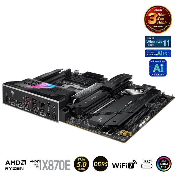 Mainboard Asus ROG STRIX X870E-E GAMING WIFI (AMD X870/AM5/DDR5/WIFI/ATX)