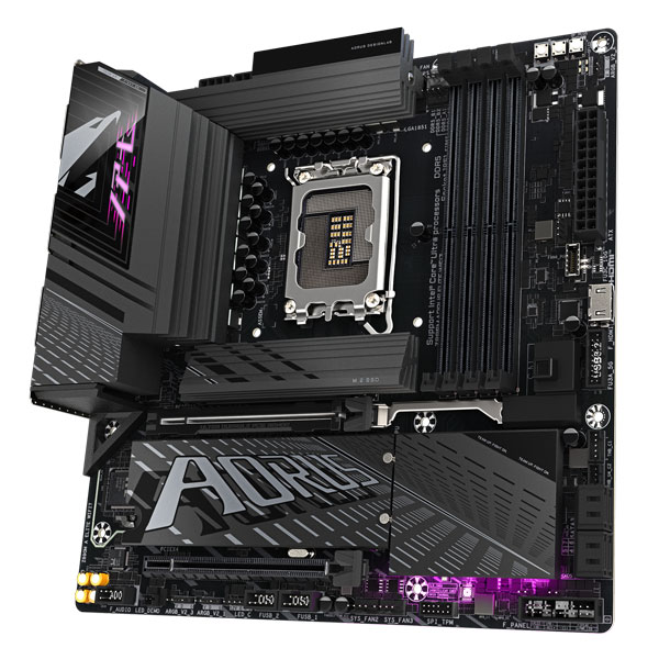 Mainboard Gigabyte Z890M AORUS ELITE WIFI7 (Intel Z890, Socket LGA1851, m-ATX, 4 khe RAM DDR5)