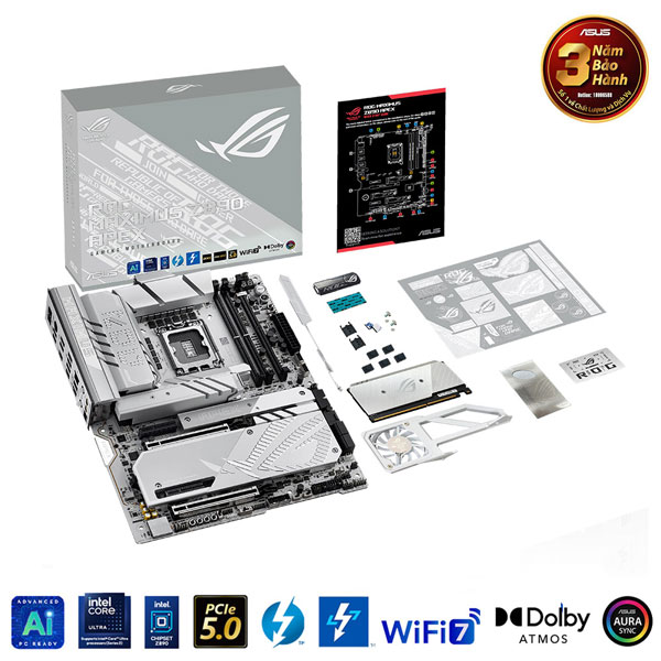 Mainboard Asus ROG MAXIMUS Z890 APEX DDR5 (Intel Z890, Socket LGA1851, ATX, 2 khe RAM DDR5)