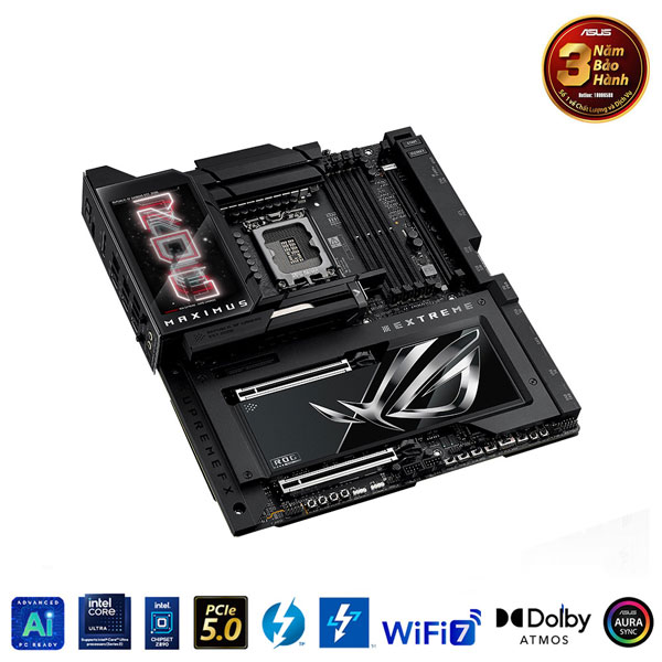 Mainboard Asus ROG MAXIMUS Z890 EXTREME DDR5 (Intel Z890, Socket LGA1851, ATX, 4 khe RAM DDR5)