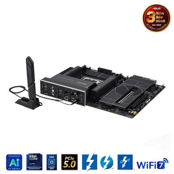 Mainboard Asus ProArt Z890-CREATOR WIFI DDR5 (Intel Z890, Socket LGA1851, ATX, 4 khe RAM DDR5)