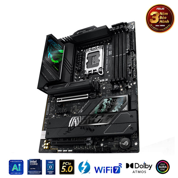 Mainboard Asus ROG STRIX Z890-F GAMING WIFI DDR5 (Intel Z890, Socket LGA1851, ATX, 4 khe RAM DDR5)