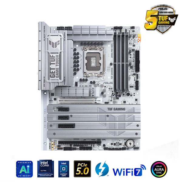 Mainboard Asus TUF GAMING Z890-PRO WIFI DDR5 (Intel Z890, Socket LGA1851, ATX, 4 khe RAM DDR5)